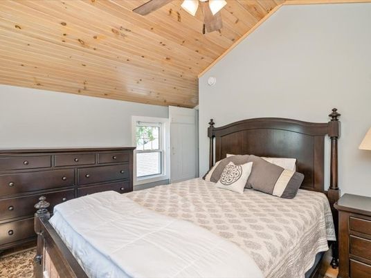 Bedroom, Interior, Wooden Ceilings