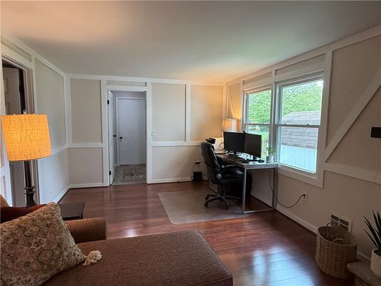Home Office, Interior, Wood Texture Flooring