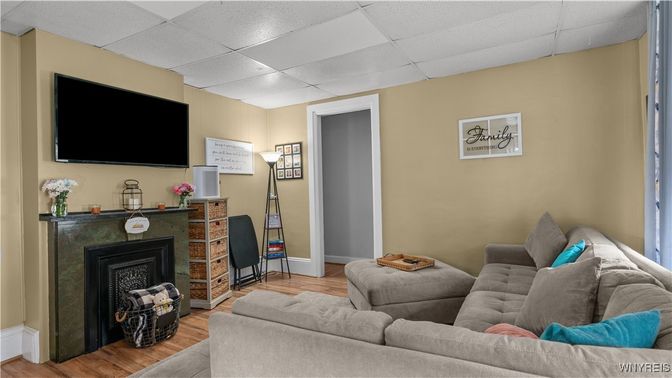 Fireplace, Interior, Living room, Wood Texture Flooring