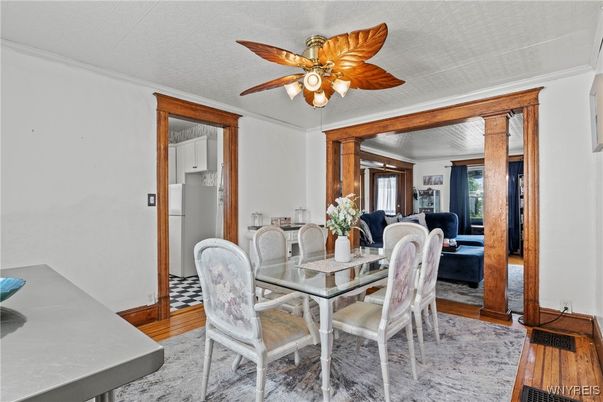 Dining room, Interior, Wood Texture Flooring