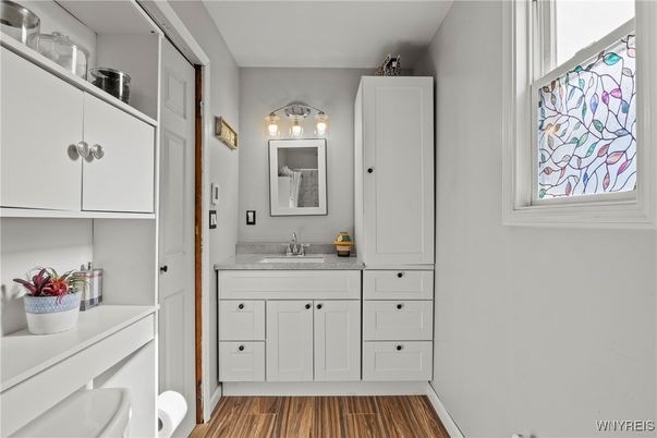 Bathroom, Interior, Wood Texture Flooring