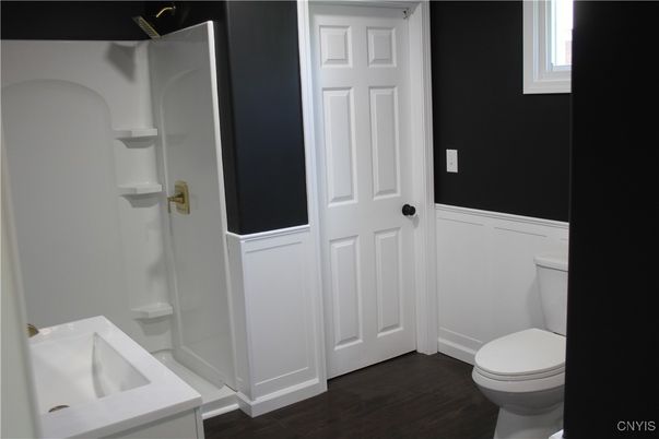Bathroom, Interior, Wood Texture Flooring
