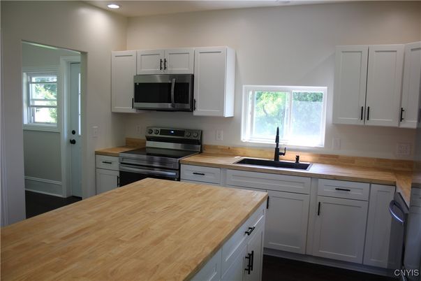 Interior, Kitchen, Recessed Lighting, Stainless Steel Appliances