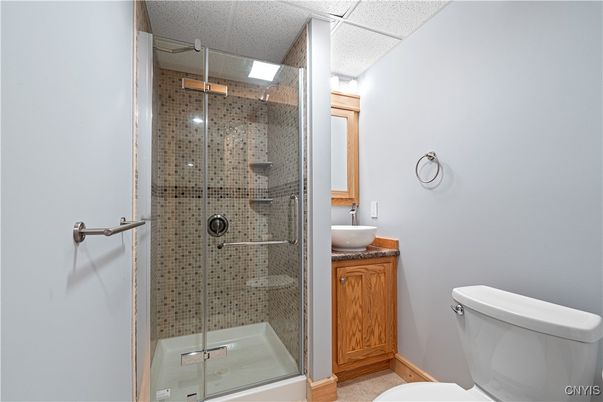 Bathroom, Glass Shower, Interior