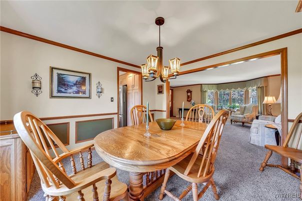 Chandelier, Dining room, Interior