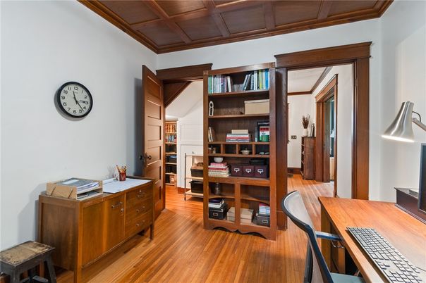 Home Office, Interior, Wooden Beams, Wooden Ceilings, Wood Texture Flooring