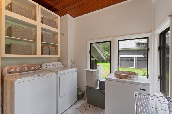 Interior, Washer, Wooden Ceilings