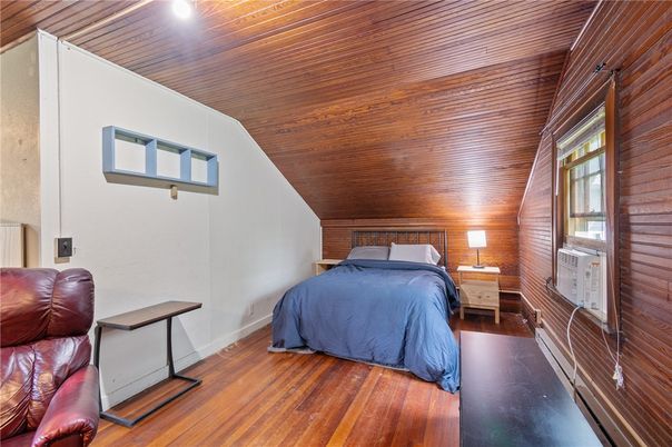 Bedroom, Interior, Wooden Ceilings, Wood Texture Flooring, Wooden Walls