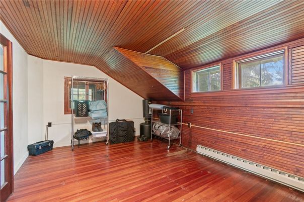 Empty room, Interior, Wooden Ceilings, Wood Texture Flooring, Wooden Walls