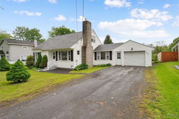 Attached, Backyard, Exterior, Facade, Cape Cod