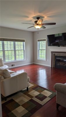 Fireplace, Interior, Living room, Wood Texture Flooring
