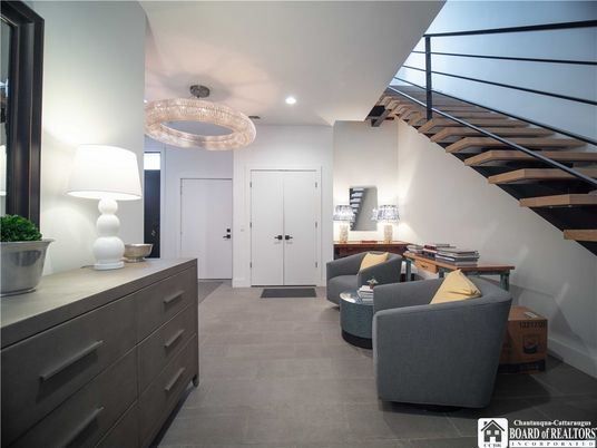 Interior, Living room, Recessed Lighting