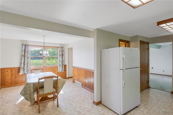 Dining room, Interior, Kitchen, Pendant Lights