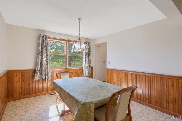 Dining room, Interior, Pendant Lights