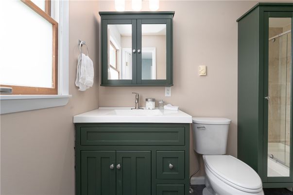 Bathroom, Glass Shower, Interior