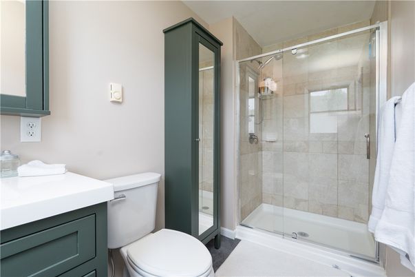 Bathroom, Glass Shower, Interior