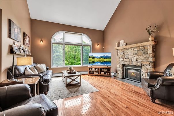 Fireplace, Interior, Living room, Wood Texture Flooring