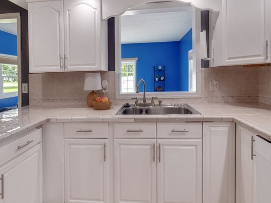 Interior, Kitchen, Tile Countertops