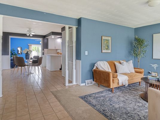 Dining room, Interior, Kitchen, Living room