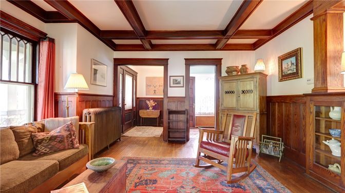 Interior, Living room, Wooden Beams, Wood Texture Flooring
