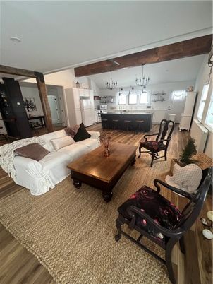 Interior, Living room, Wooden Beams, Wood Texture Flooring