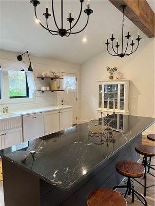 Chandelier, Interior, Kitchen, Recessed Lighting