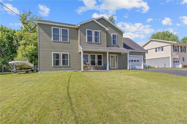 Attached, Backyard, Exterior, Facade, Farmhouse