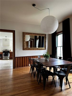 Dining room, Interior, Wood Texture Flooring
