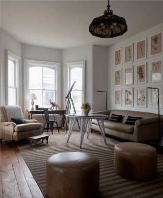 Home Office, Interior, Living room, Wood Texture Flooring