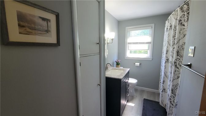 Bathroom, Interior, Wood Texture Flooring
