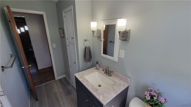 Bathroom, Interior, Wood Texture Flooring