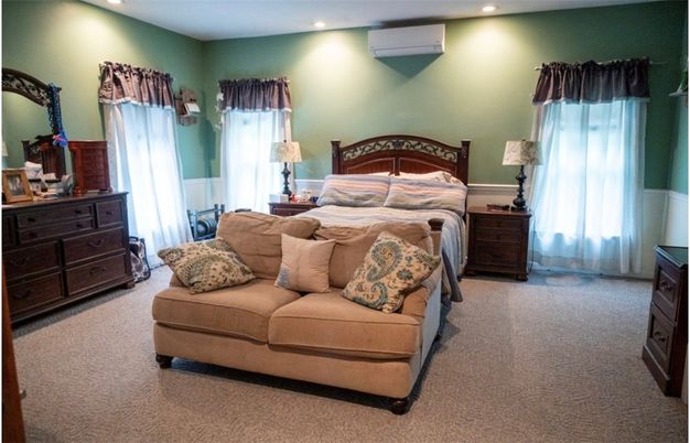 Bedroom, Interior, Recessed Lighting