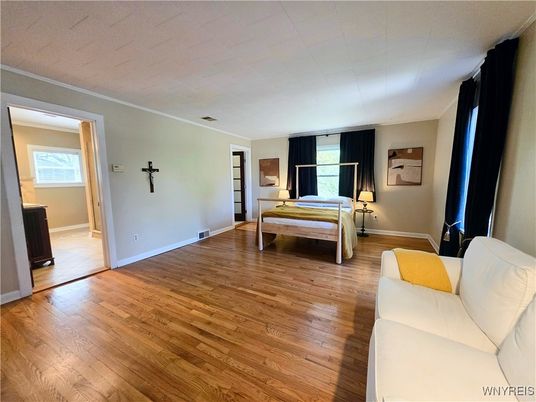 Bedroom, Interior, Wood Texture Flooring