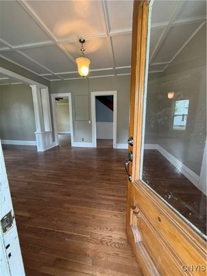 Empty room, Interior, Wood Texture Flooring