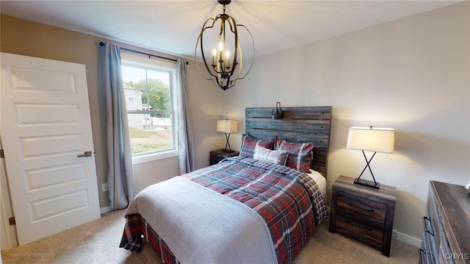 Bedroom, Interior, Pendant Lights