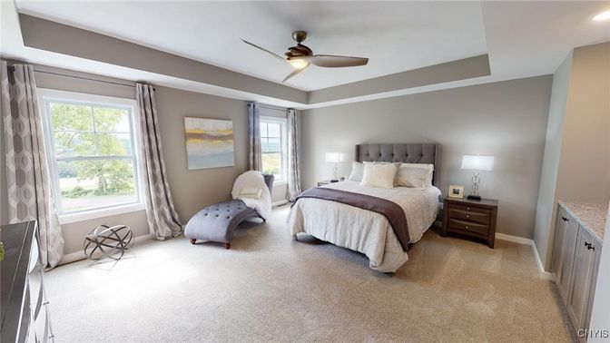 Bedroom, Interior, Recessed Lighting