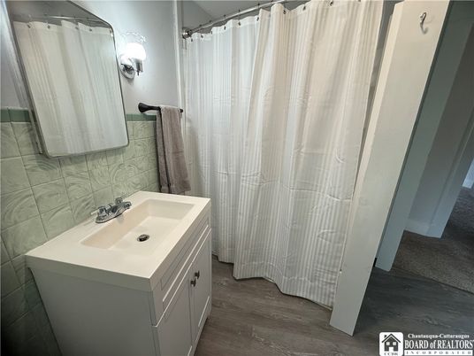 Bathroom, Interior, Wood Texture Flooring