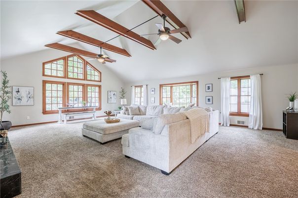 Interior, Living room, Wooden Beams