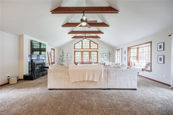 Fireplace, Interior, Living room, Wooden Beams