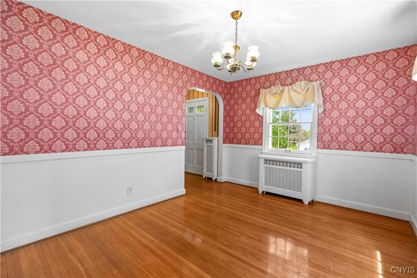 Chandelier, Empty room, Interior, Wood Texture Flooring