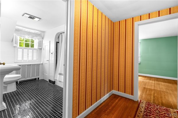 Bathroom, Interior, Wood Texture Flooring