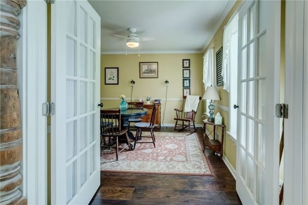 Dining room, Interior, Wood Texture Flooring