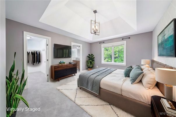 Bedroom, Interior, Pendant Lights