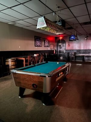 Billiard Table, Game Room, Interior, Pendant Lights