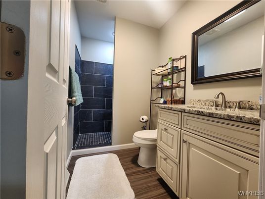 Bathroom, Interior, Wood Texture Flooring