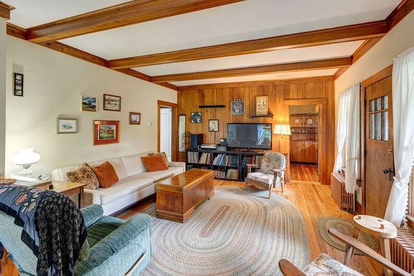 Interior, Living room, Wooden Beams, Wood Texture Flooring