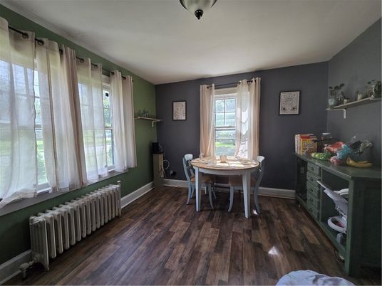 Dining room, Interior, Wood Texture Flooring