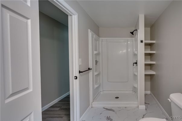 Bathroom, Interior, Marble, Wood Texture Flooring