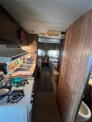 Interior, Kitchen, Wooden Walls