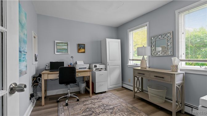 Home Office, Interior, Wood Texture Flooring